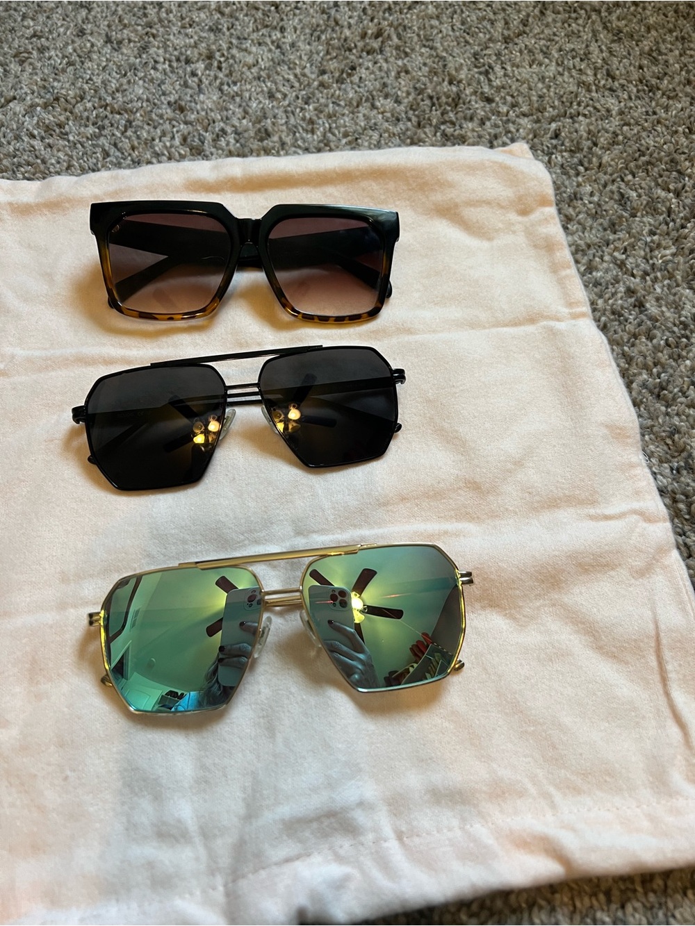 3 pairs of Women’s Sunglasses